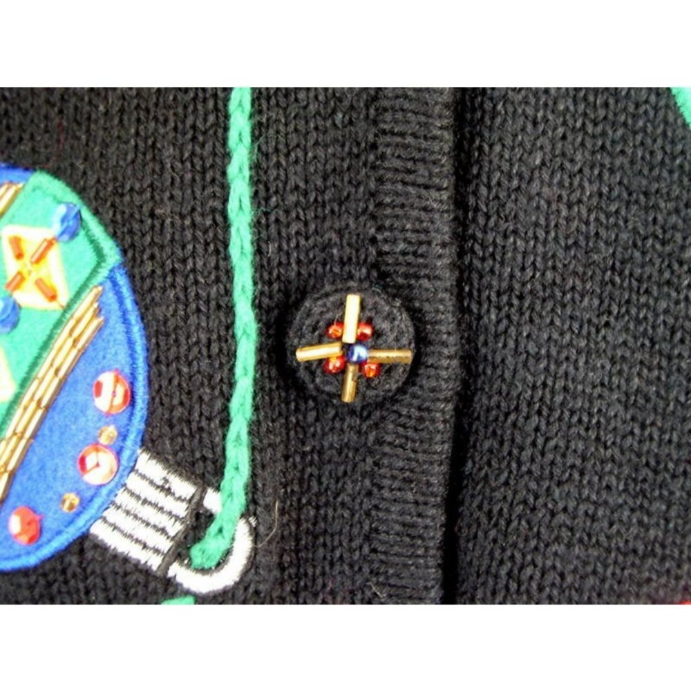 Vintage Mandal Bay Womens Ugly Christmas Sweater - Picture 3 of 7